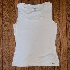 Calvin Klein lined white tank top XS
